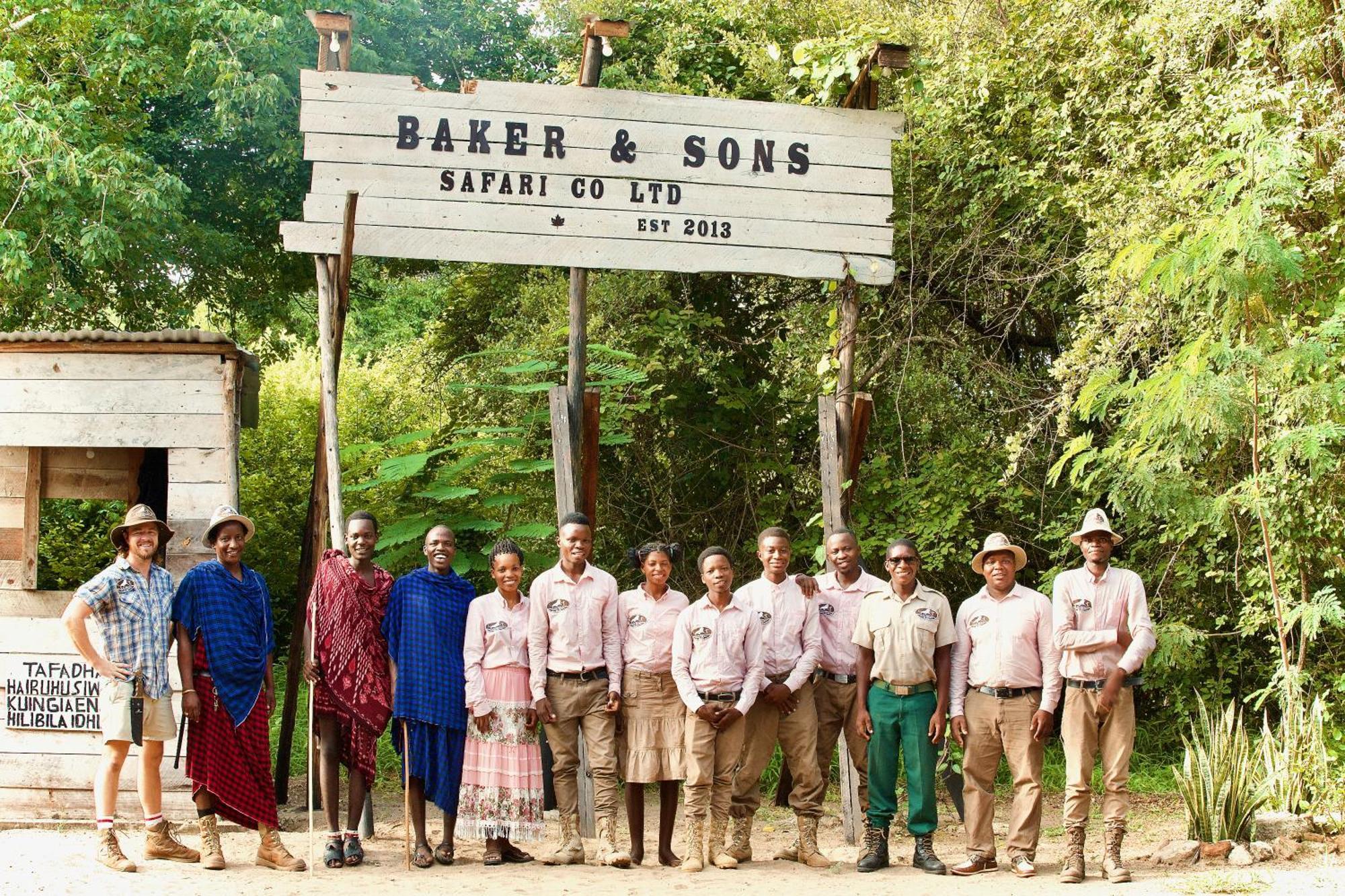 Вилла Baker Safari Company Kwangwazi Экстерьер фото